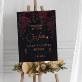 Elegantes viktorianisches gotisches romantisches H Poster