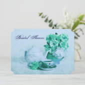 Elegantes viktorianisches Grungetee-Party Einladung (Stehend Vorderseite)