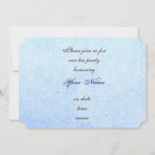 Elegantes viktorianisches Grungetee-Party Einladung (Rückseite)