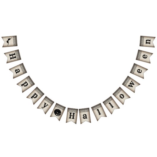 Elegantes Viktorianisches Halloween-Banner Wimpelkette (Alle)