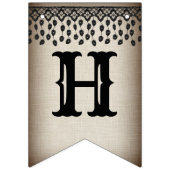 Elegantes Viktorianisches Halloween-Banner Wimpelkette (Zweite Fahne)