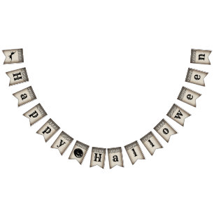 Elegantes Viktorianisches Lace Halloween Banner