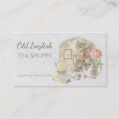 Elegantes Viktorianisches Vintages Teatro Civico Visitenkarte (Vorderseite)