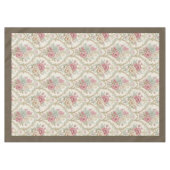 Elegantes Viktorianisches, zartes, florales Muster Tischdecke (Vorderseite (Horizontal))