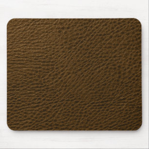 Elegantes Vintag Brown Imitate Leather Mousepad