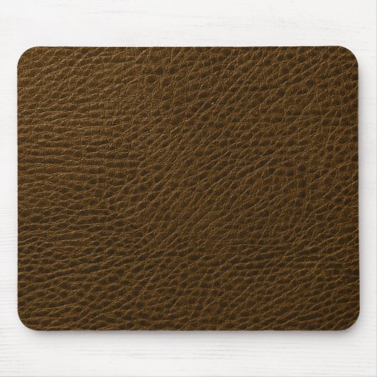 Elegantes Vintag Brown Imitate Leather Mousepad (Vorne)