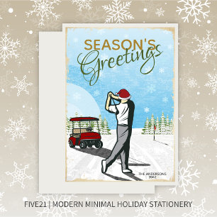 Elegantes, Vintag Inspiriertes Golf Weihnachten