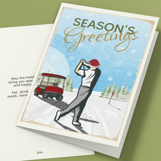 Elegantes, Vintag Inspiriertes Golf Weihnachten