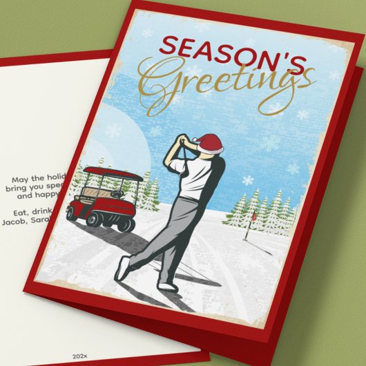 Elegantes, Vintag Inspiriertes Golf Weihnachten