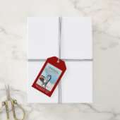 Elegantes, Vintag Inspiriertes Golf Weihnachten Geschenkanhänger (Mit Garn)