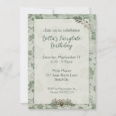 Elegantes, Vintag Inspiriertes Party Einladung (Rückseite)