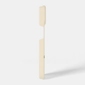 Elegantes Vintag rosa Floral Monogramm iPhone Hülle (Rechte Seite)