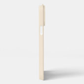 Elegantes Vintag rosa Floral Monogramm iPhone Hülle (Rechte Seite)