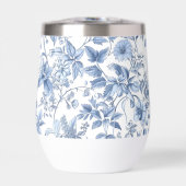 Elegantes Vintage-Blumen-Toile (Vorderseite)