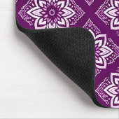 Elegantes vintage Boho Blumenmuster Mousepad (Ecke)