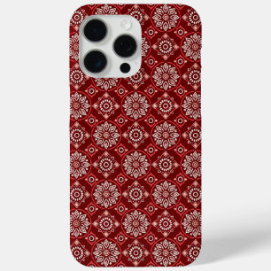 Elegantes vintage Boho geometrisches Blumenmuster Case-Mate iPhone Hülle