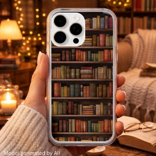 Elegantes Vintage Bücherregal – Dark Academia Gesc Case-Mate iPhone Hülle