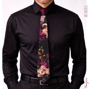 Elegantes vintage dunkles, melancholisches burgund krawatte