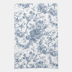 Elegantes Vintage-Französisch Graviertes Floral To Geschirrtuch