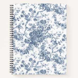 Elegantes Vintage-Französisch Graviertes Floral To Notizblock