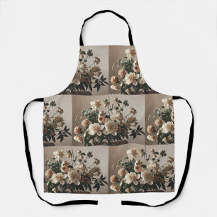 Elegantes, vintage-inspiriertes, florales, weiches schürze