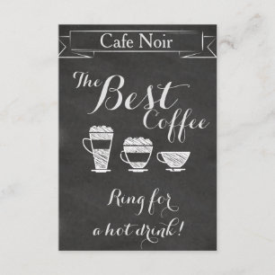 Elegantes Vintage-Kreide-Café-Pub-Bar-Coffee-Poste Einladung