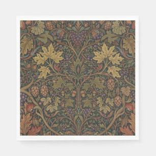 Elegantes vintage Landhaus - Botanischer Herbst Du Serviette