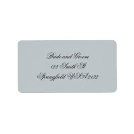Elegantes Vintage-Schrift-Rücksende-Adressetikett Adressaufkleber