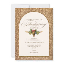 Elegantes Vintage-Thanksgiving-Dinner