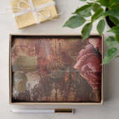 Elegantes Vintage viktorianisches rustikales flora Seidenpapier (Geschenk)