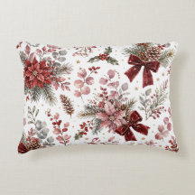 Elegantes Vintage-Weihnachts-Blumenmuster