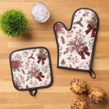 Elegantes Vintage-Weihnachts-Blumenmuster