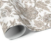 Elegantes Vintages С Geschenkpapier (Rolleneckpunkt)