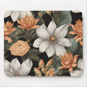 Elegantes Vintages ägyptisches Inspiriertes Blumen Mousepad