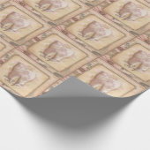 Elegantes Vintages altmodisches Dental-Geschenkhef Geschenkpapier (Ecke)