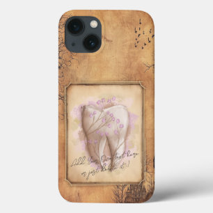 Elegantes Vintages altmodisches Dentalgeschenk Case-Mate iPhone Hülle