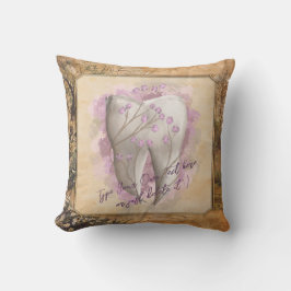 Elegantes Vintages altmodisches Dentalgeschenk Kissen