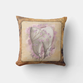 Elegantes Vintages altmodisches Dentalgeschenk Kissen