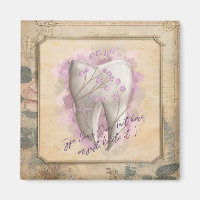 Elegantes Vintages altmodisches Dentalgeschenk