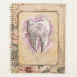 Elegantes Vintages altmodisches Dentalgeschenk Planer