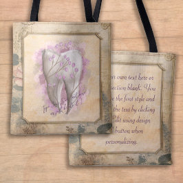 Elegantes Vintages altmodisches Dentalgeschenk Tasche