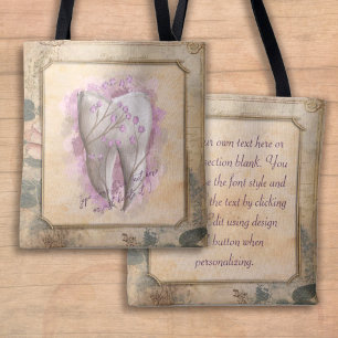 Elegantes Vintages altmodisches Dentalgeschenk Tasche