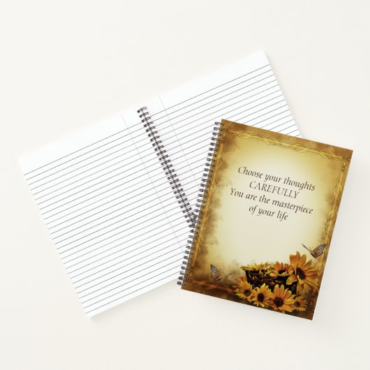 Elegantes Vintages Angebot Notizblock (Innenseite)