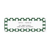 Elegantes Vintages Baubles Retro Weihnachten (Vorne)