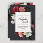 Elegantes Vintages Blumenfest (Vorne/Hinten)