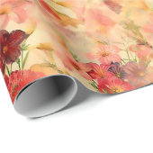 Elegantes Vintages Blumengeschenk Geschenkpapier (Rolleneckpunkt)
