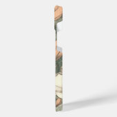 Elegantes Vintages Blumenmuster iPhone Hülle (Linke Seite)