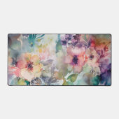 Elegantes Vintages Blumenmuster Schreibtischunterlage (Vorderseite)