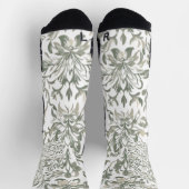Elegantes Vintages Blumenmuster Socken (Oben)