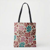 Elegantes Vintages Blumenmuster Weihnachtsweih Tasche (Vorderseite)
